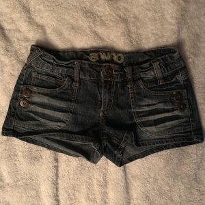 Denim Short Shorts